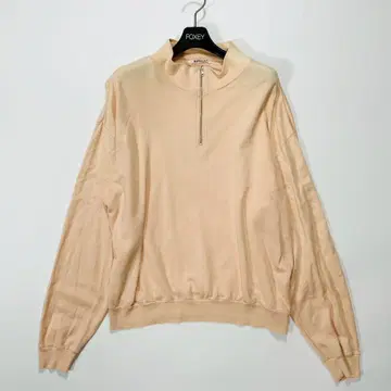 AURALEE SUPER HIGH GAUGE SWEAT HARF ZIP