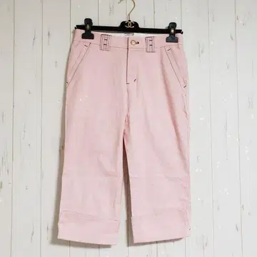 ASHWORTH 애쉬워스 골프웨어 크롭 팬츠 무릎 기장 핑크 S