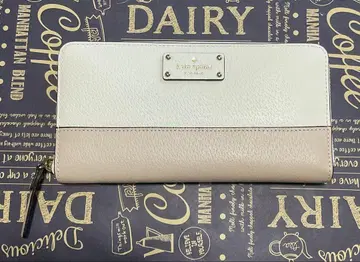 Kate Spade 화이트/베이지 장지갑