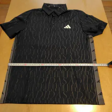 [adidas] 아디다스 남성용 블랙 피케 셔츠 L 사이즈 블랙