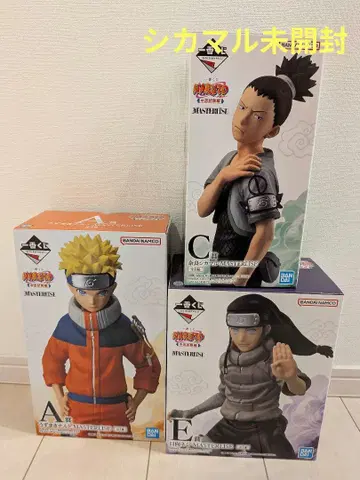 NARUTO 제일복권 중급닌자 시험 편 나루토 시카마루 네지 피규어