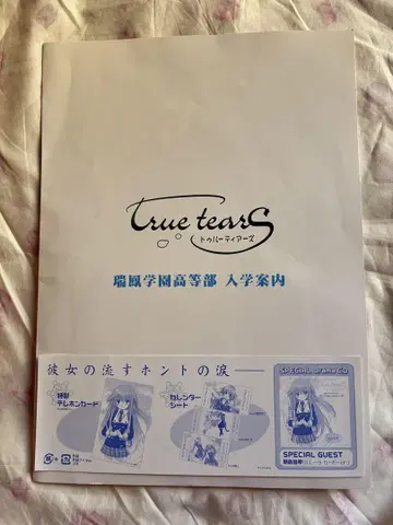 true tears 트루 티어스 입학 안내 세트