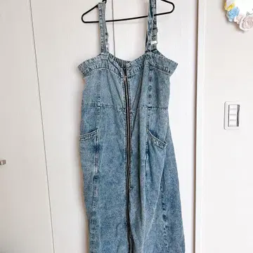 Aimee que 데님 멜빵 스커트 3L 시마무라 빅사이즈