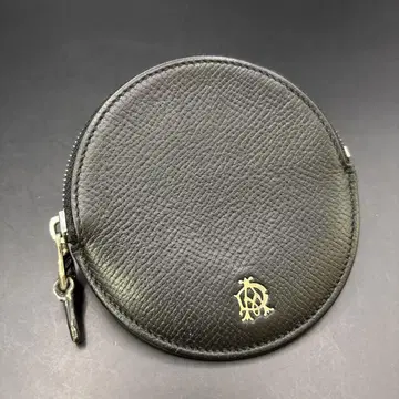 즉시 결제 dunhill 던힐 원형 코인 케이스 동전 지갑 블랙