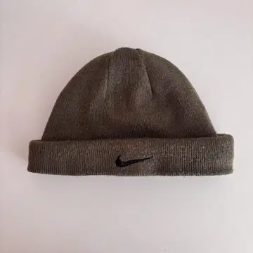 Nike 니트 모자 올리브 그린