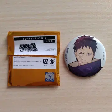 NARUTO 베이스 야드 도쿄 트레이딩 캔뱃지 우치하 오비토