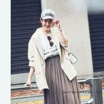 [새상품급] 유나이티드 애로우즈 린넨 테일러드 자켓 더블 자켓