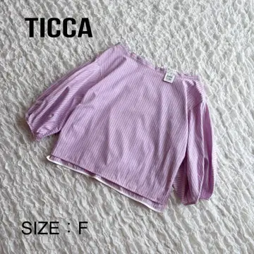 [미사용 새상품] TICCA 최근 모델 셔츠 블라우스 풀오버
