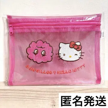 SHINee KEY HELLO KITTY 콜라보 메쉬 파우치