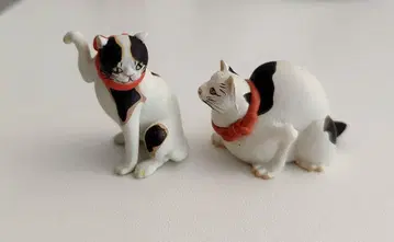 해양당 우타가와 쿠니요시 고양이 입체 우키요에 미술관 가챠