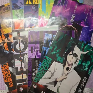 제일복권 BLEACH F상 클리어 포스터 전10종 컴플리트 세트