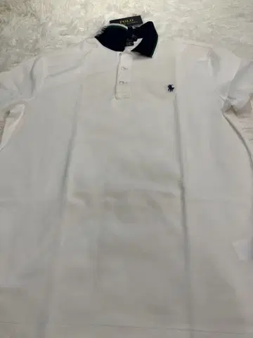 [미사용 새상품] POLO 남성용 피케 셔츠 네이비 옷깃 M