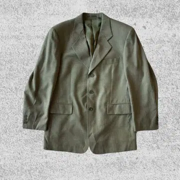 라이트 카키 테일러드 재킷 남성용
