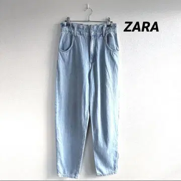 ZARA 자라 하이웨스트 워시 블루 청바지 XS 사이즈