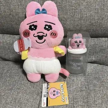 빤쮸토끼 봉제 인형 캐니스터 세트