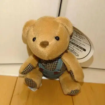 [ 쇼와 레트로 ] 택 포함 곰 곰 봉제 인형 트랜스포트J SCRATCH