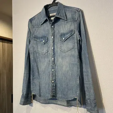 라이트 블루 데님 셔츠