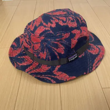 Patagonia 버킷 햇 네이비 및 레드 사이즈 L/XL