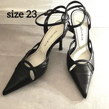 MEDA 하이힐 스틸레토 블랙 23cm