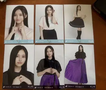 노기자카46 이노우에 나기 카가와 라이브 티셔츠 사복 비대칭 브로마이드