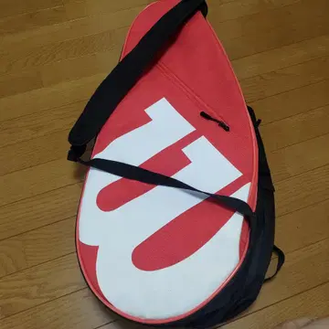 Wilson 라켓 백 빨간색/화이트