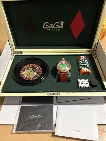 GaGa Milano 수동 와인딩 시계 룰렛 세트