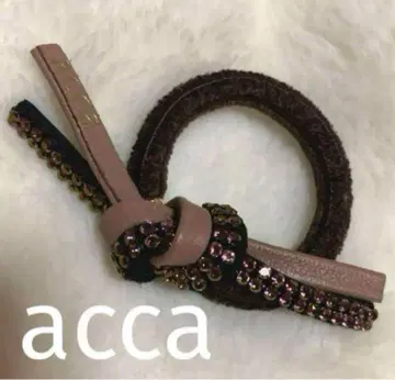 [미사용] acca 포니 더블 스키니 보우