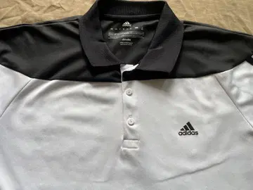 adidas 피케 셔츠 화이트/블랙