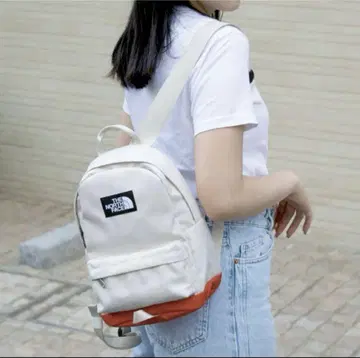NORTHFACE / 미니 백팩 / 크림 오렌지