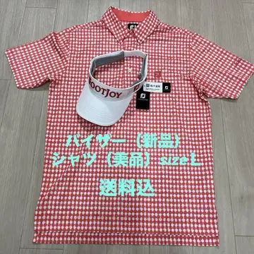 FOOT JOY 바이저 (새상품) & 버튼 다운 셔츠 (새상품급) 세트