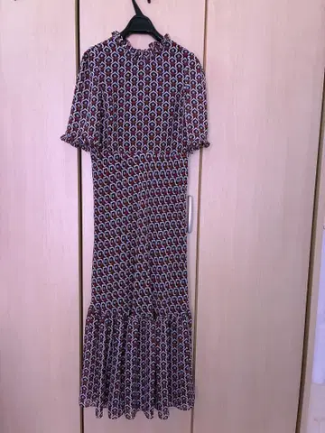 ZARA 롱 원피스 하트 무늬
