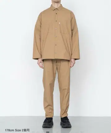 그라프 페이퍼 긴팔 셔츠 블랙