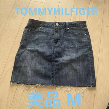 [새상품급] Tommy Hilfiger 데님 미니 스커트 사이즈 0