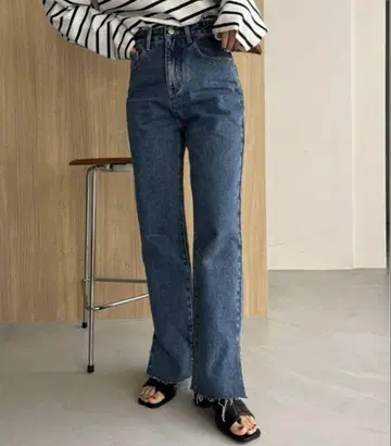 카프리슈 레마쥬 하이웨스트 스트레이트 데님