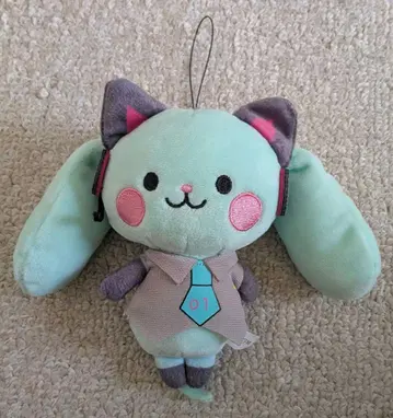 하츠네 미쿠 봉제인형 스트랩 11th I Love animals 굿즈