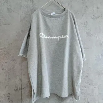 champion 맨투맨 티셔츠 컷소 티셔츠 헤짐 그레이 XS