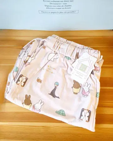 젤라또피케 Miffy 접촉 냉감 올 패턴 롱팬츠