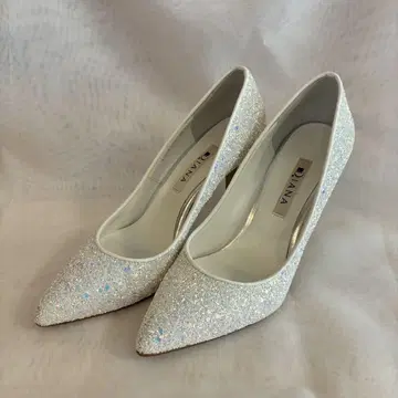 브라이덜 슈즈 글리터 펌프스 힐 DIANA 다이애나 6cm