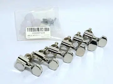 기타 페그 6연 락식 1핀 새상품 페그 버튼 포함 화이트 펄 부품