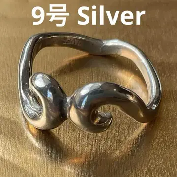 [ 9호 ] 실버 반지 SILVER 각인 핑키링 개성적