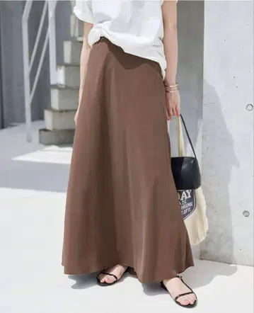 SLOBE IENA 피브릴 머메이드 플레어 스커트