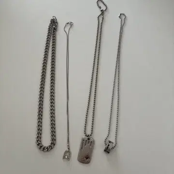 스테인리스 체인 목걸이