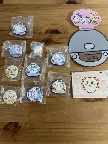 치이카와 쿠라스시 솟아나는 곳 뚜껑 콜라보 카드 피규어 외 총 11점