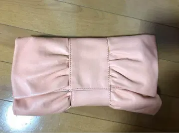 훌라 FRULA 새상품급 리본 클러치