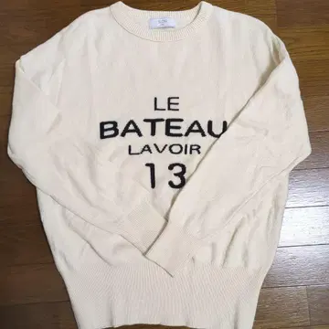 슬로브 이에나 LE BATEAU 로고 니트