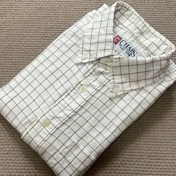 [새상품급] CHAPS 챕스 긴팔 셔츠 버튼 다운 체크 무늬 M