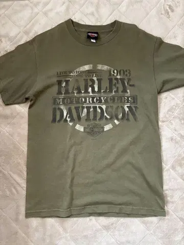 Harley-Davidson 티셔츠 올리브 그린 1903
