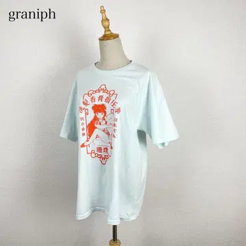 graniph 란마 1/2 샴푸 티셔츠 남녀 공용