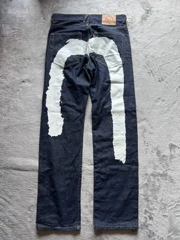 EVISU 에비스 갈매기 마크 데님 팬츠 청바지 인디고 새상품급