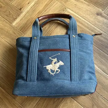 [ BEVERLY HILLS POLO CLUB ] 데님 핸드백